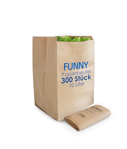 Bolsas de papel ecológico de 10 l para reciclaje orgánico doméstico Semy AG-791 pack de 300