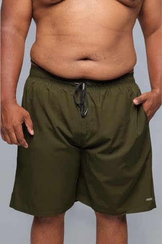 HOdo Mens Big and Tall Swim Trunks 11 inch with Mesh Liner Bathing Suits Swim Shorts for Men Plus Size 2X-7X
