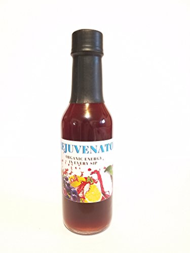 The Rejuvenator Organic Energy Drink 5.2 Fl Oz. 100% All Natural Ingredients 3 Pack