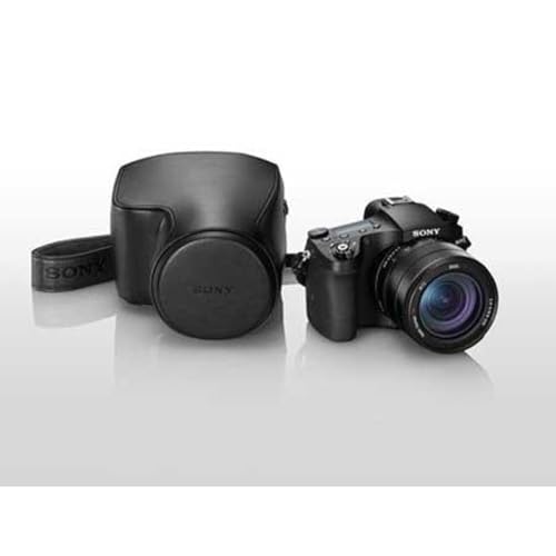 Funda de Cuero para Cámara Sony, Negra miniatura 6