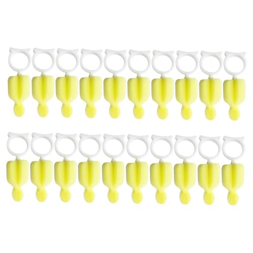 Beatifufu 24 Esponjas para Limpiar Botellas De Agua Cepillo para Biberones Esponja para Limpiar Vasos Cepillo para Tetinas Color
