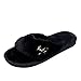 Dasongff Flauschige Pelzige Hausschuhe, Damen Hübsche Memory Foam Plüsche Slippers Hausschuhe mit Kunstfell Warmhaltend rutschfeste Pantoffeln Offene Zehe Schlafzimmer Bequem Flache Outdoor Sandale