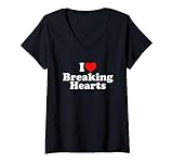 Photo Gallery i love breaking hearts maglietta con collo a v Photo Gallery i love breaking hearts maglietta con collo a v