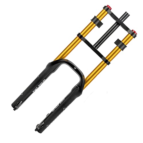 TISORT Magnesium-Legierung Mountain Front Fork Doppelbrücken Federgabel Für 26 Zoll Lenkrohrlänge 270 Mm Lenkrohrdurchmesser 28,6 Mm