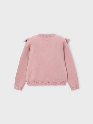 Mayoral Open Knit Sweater for Girls Makeup2