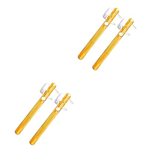 HEMOTON 2sets Metal Fishing Hook Tying Device Portable Knot Tying Tool for and Fishing Line Connection Lightweight and Durable for Anglers 2pcs*2
