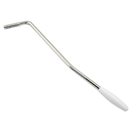 Murtenze 6MM Tremolo Arm Electric Guitar Tremolo, Whammy Bar with Tip Thread Metal Single Tremolo Arm for Squier Stratocaster Electric Guitar Tremolo System (Silver)