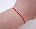 Hand Made Genuine 14K SOLID GOLD Red String Bracelet Amulet Kabbalah Bracelet Red String Of Fate Protection Bracelet Birthday Gift Friendship Good Luck Healing Anxiety Couple Women Men Teenager
