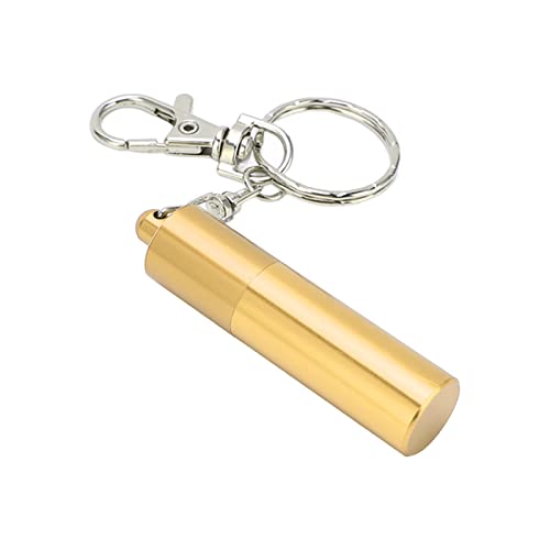 SPYMINNPOO Billiard Cue Tip Stick Shaper, Billiard Snooker Pool Cue Tip Shaper Pricking Pin Grinding Repair Tool with Keychain Billiard and Pool Accessories (Gold) Competitive Sports