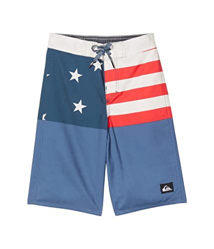 Boardshort garçon Quiksilver Everyday Division Youth 14 swim trunk enfant bleu marine