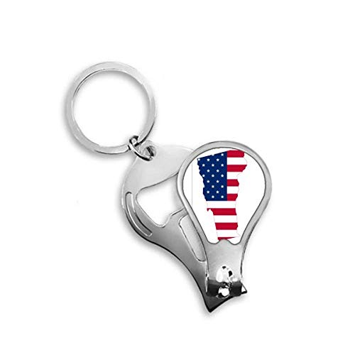 Coupe-ongles de pieds drapeau du Vermont pour une pédicure originale