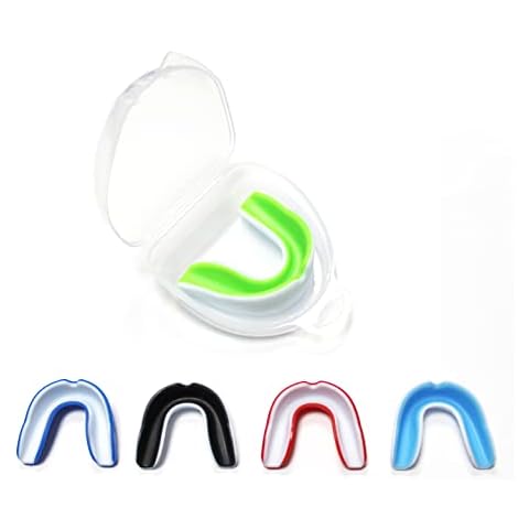 PHCOMRICH 5 Pack Kids Youth Sports Mouthguard, Boys Girls Mouthguard for Soccer Basketball Boxing MMA Hockey Taekwondo Karate Wrestling (Moderate, 9-16 Years.) Cover