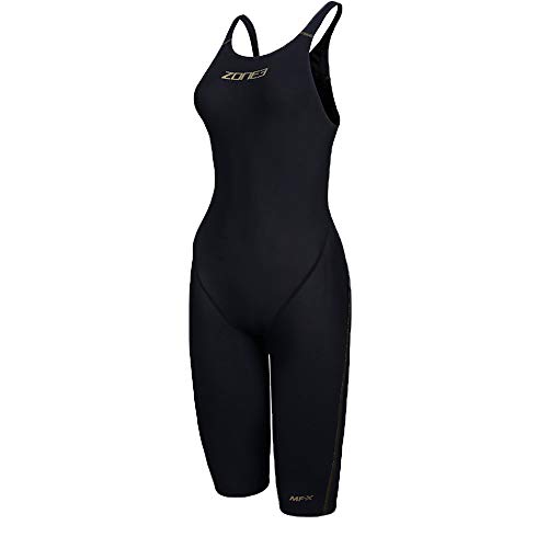 ZONE3 Women's MF-x Performance Gold maillot hydrodynamique résistant au chlore