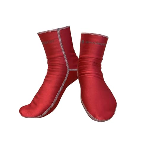 Sharkskin Chillproof Socks - Red, X-Small