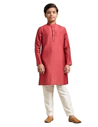 Image of Amazon Brand - Symbol Boy's Festive Rayon Kurta Pajama Set