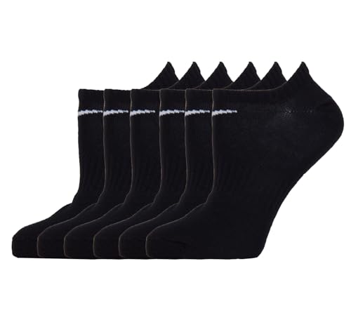 Nike Socken 6 Paar Sneakersocken Füßlinge Socken SX7689,6 Paar Weiss,38-42