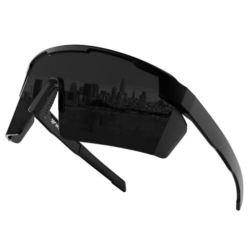 Image of WISTON XL Z87 Sunglasses for Big Wide Heads Men Women,TR90 Ultralight UV400 Protection Sun Glasses Z8224