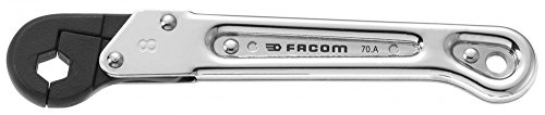 Facom 70A.9 Cle A Tuyauter A Cliquet 9 Mm