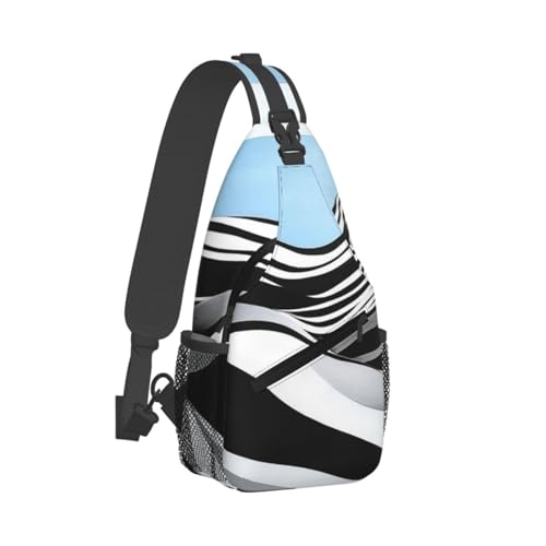 Morrales Cruzados Sling tipo Crossbody Negro miniatura 2