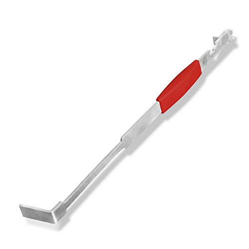 FIRELOOP 19'' Ash Removal Tool,Stainless Steel Ash Tools Pork for Other Charcoal Grills,3 in 1 Functional ash Tool with Bottle Opener