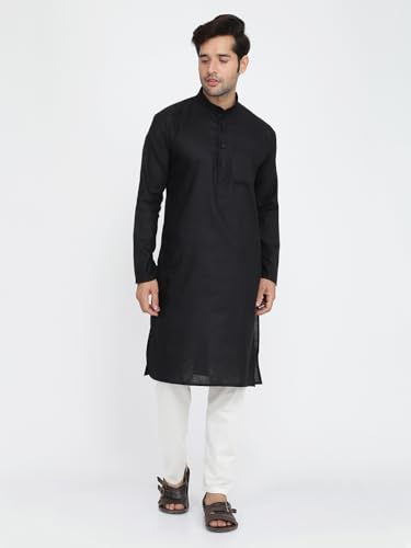 Image of Royal Kurta Mens Cotton Kurta Pyjama Set