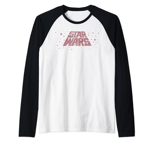 Star Wars Vintage Logo Sticker Raglan T-shirt de baseball rétro geek