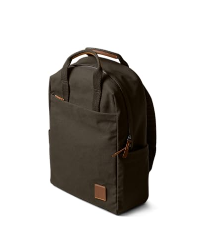 Image of DailyObjects Field Daypack Casual backpack fits upto 14 inch inch laptop with Luggage Sleeve| Unisex Travel Backpack | Made of Durable Canvas Material | Zippered Compartments with Pockets
