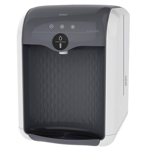 Bebedouro e Purificador de Água Spirit Eletrônico Cinza e Prata Spa1 Bivolt