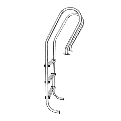 Escalera para piscina acero inoxidable 3 pasos con barandal miniatura 5