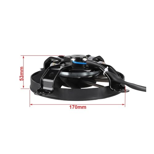 Ventilador de radiador 12V para moto de cross y ATV quad buggy 3