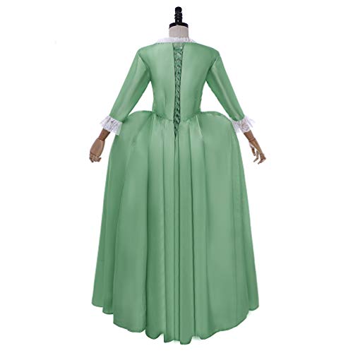 Disfraz completo colonial femenino estilo corset miniatura 5