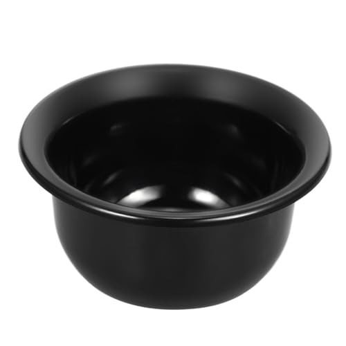lasenersm 1 Piece Plastic Shaving Soap Bowl Shaving Soap Mug Bowl Shaving Bowl Shaving Foam Bowl Shaving Cream Bowl For Men, 3.46 x 1.65 Inches, Black
