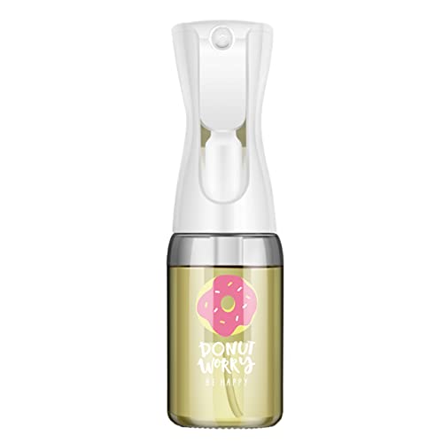 Image of Mistifi Glass Oil Sprayer /Mister 5.1 fl oz (150ml), For Cooking Oil, Olive Oil, Soy Sauce, Vinegar, Non-Aerosol Refillable Dispenser, Spray Bottle (FS638 HappyDonut)
