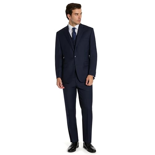 Image of Michael Kors Men's 3-Piece Classic Fit Suit Separates | Pants | Weddings & Formal Events (Jackets & Vests Sold Seperately)