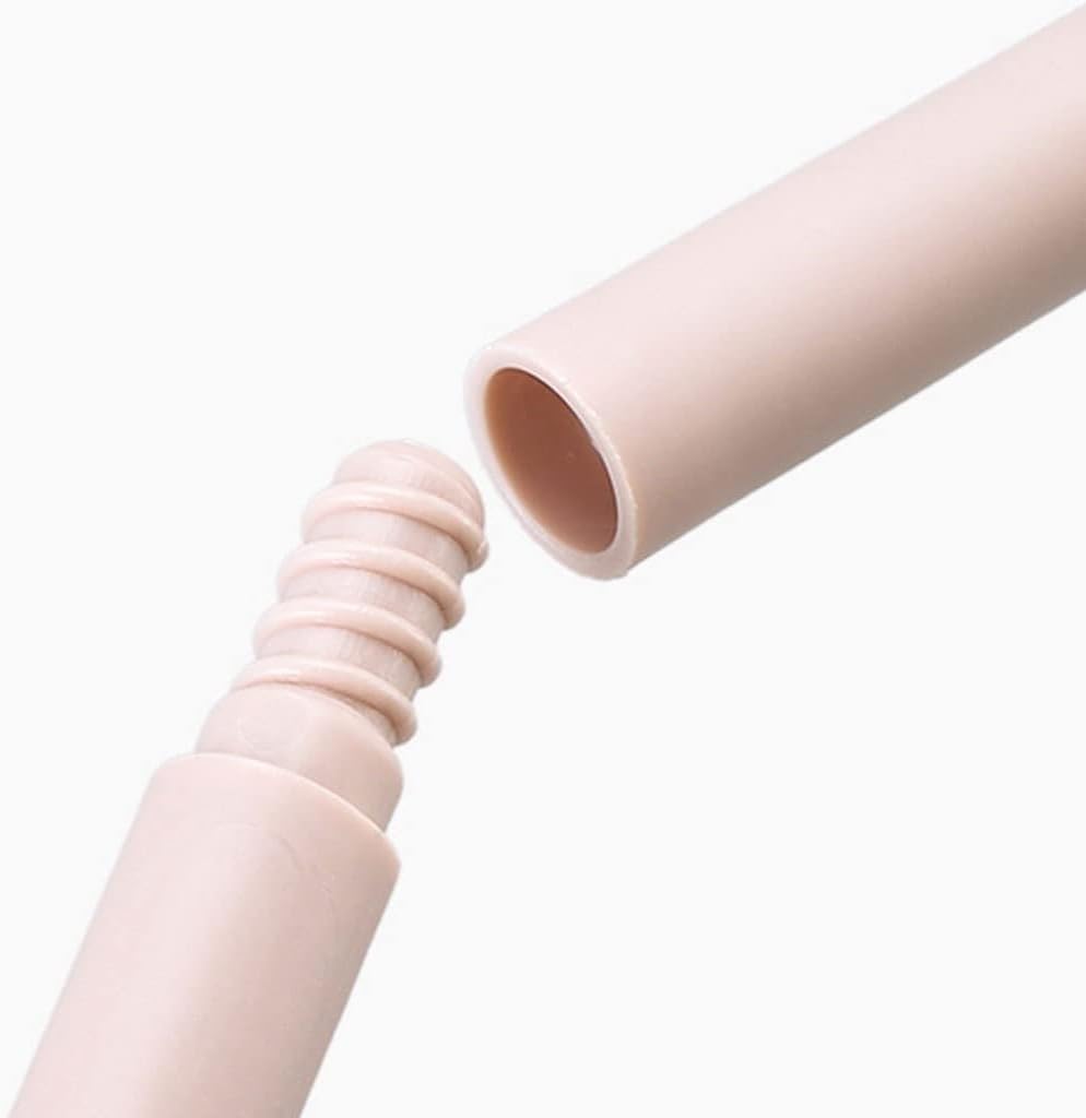 Toilet Brush Holder, Toilet Brush Holder Wall-Mounted Long Handle Simple Solid Color Design Bathroom Dead Corner(Gris)