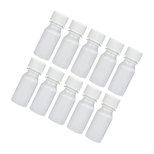 CIYODO 30pcs 20ml Bottles Mini Bottles Lids Pet Sample Sealing for Liquid Storage Random Color