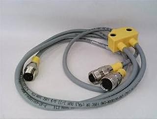VB2-RS 4.4T-1/2RK 4.4T-1/1/S651, Cordset; Cable Splitter; Str M12 M 4pos 1m to 2xStr M12 F 4pos 1/1m, Parallel Wiring, PVC Gray, U0165-38