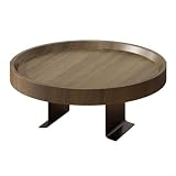 Armlehne für Couch, Tisch, Holzkonstruktion, Clip-on, passend für verschiedene Sofabreiten von 5 cm bis 25,5 cm, für Getränke, Snacks (dunkelbraun)