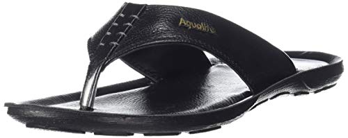Image of Aqualite Men's Black Pg-1191 Slippers Slippers
