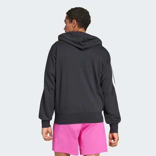 Miniatura 5 de adidas Men's Chaqueta con Capucha Essentials French Terry 3 Bandas