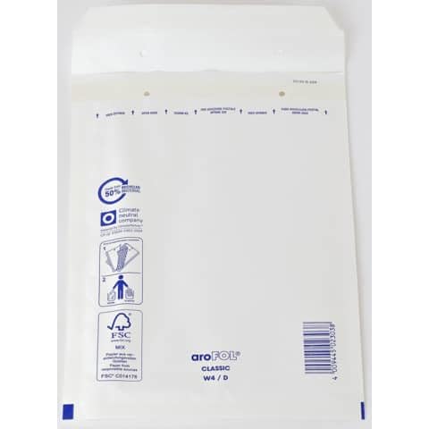 Arofol® Bubble Lined Padded Envelope Postal Bags Size 4 180mm x 265mm (10)