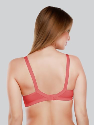 Image of DAISY DEE Women's Cotton Brassiere Non-Padded Wirefree Seamed Full Coverage Comfort-fit Cut and Sew, with Broader Band Regular /Dress /Saree Bra - NSHPU