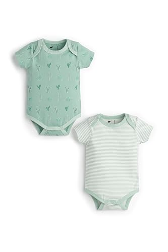 MONICA + ANDY Baby Organic Short Sleeve Jack + Jill Bodysuit