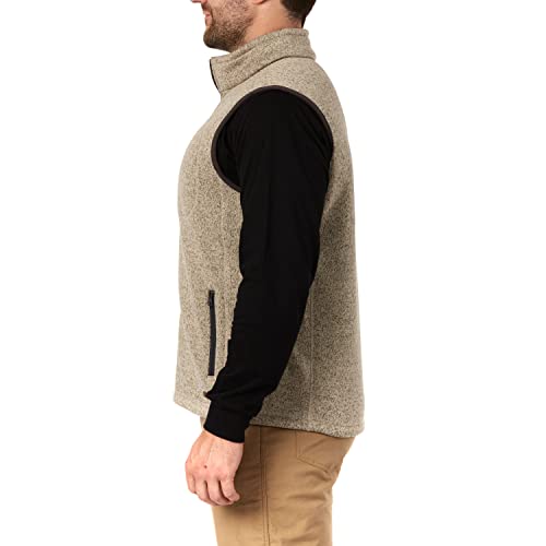 Smith's Workwear Men's Sherpa Lined Sweater Fleece Vest3
