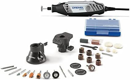 Dremel 3000-2/28 Variable Speed Rotary Tool Kit- 1 Attachments & 28 Accessories- Grinder, Sander, Polisher, Router, and Engraver- Perfect for Routing, Metal Cutting, Wood Carving, and Polishing