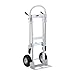 VEVOR Aluminum Folding Hand Truck, 2 in 1 Design 1000 lbs Capacity, Heavy Duty Industrial Collapsible cart, Dolly Cart with Rubber Wheels for Transport and Moving in Warehouse, Supermarket, Garden