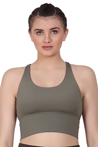 Amour Secret Lightly-Padded Nylon Blend Full Coverage Outdoor, Yoga, Gym Sports Bra for Women SB2092