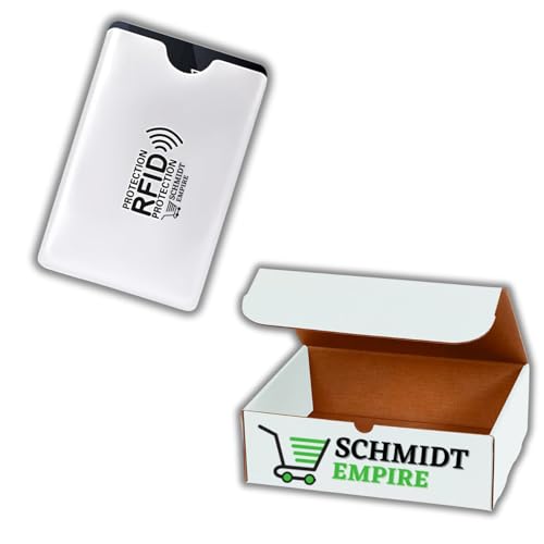 SCHMIDT EMPIRE Wallet 100pcs Blocking RFID Card Protector + Schmidt Empire Box
