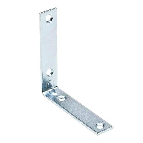 Dzina Placa de soporte de esquina ZP 50 mm x 50 mm x 16 mm, paquete de 10