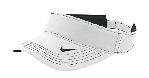 Nike Mens Golf Dri-fit Swoosh Visor, White
